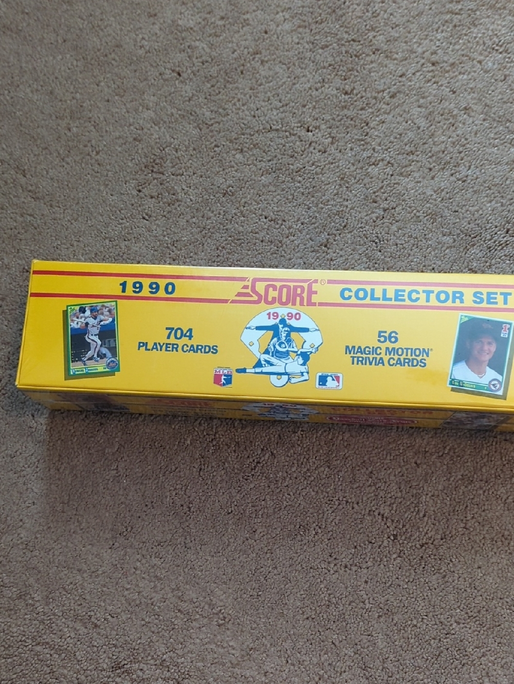 1990 Collector Set Baseball Cards - Yellow SEALED SCORE